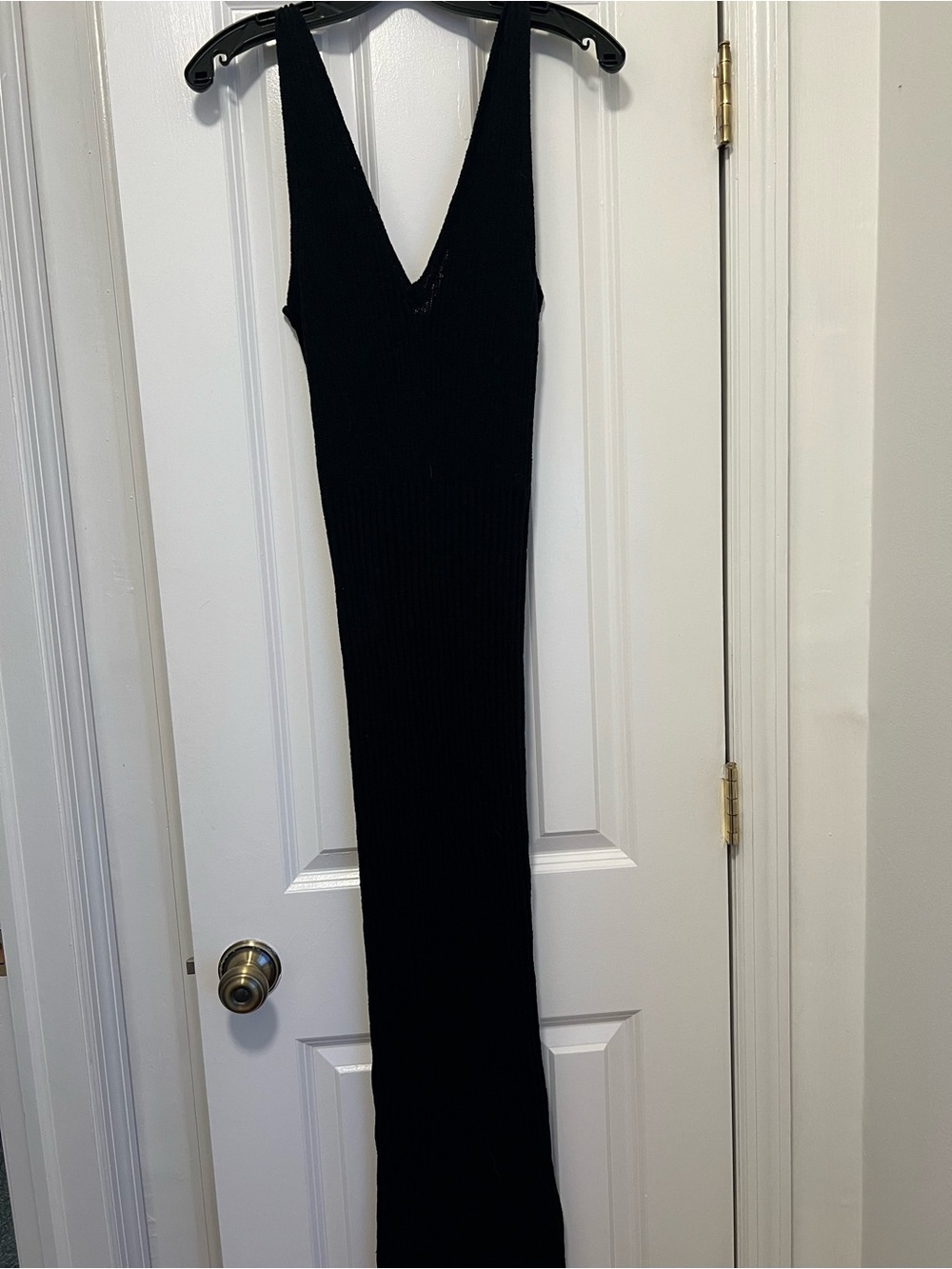 James Perse Summer Knit Black Dress NWT